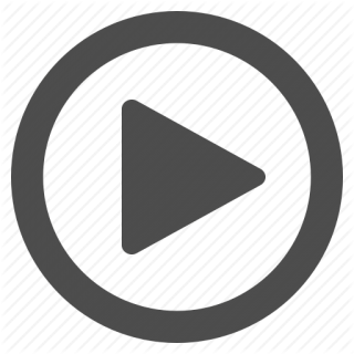 Play button in a circular outline