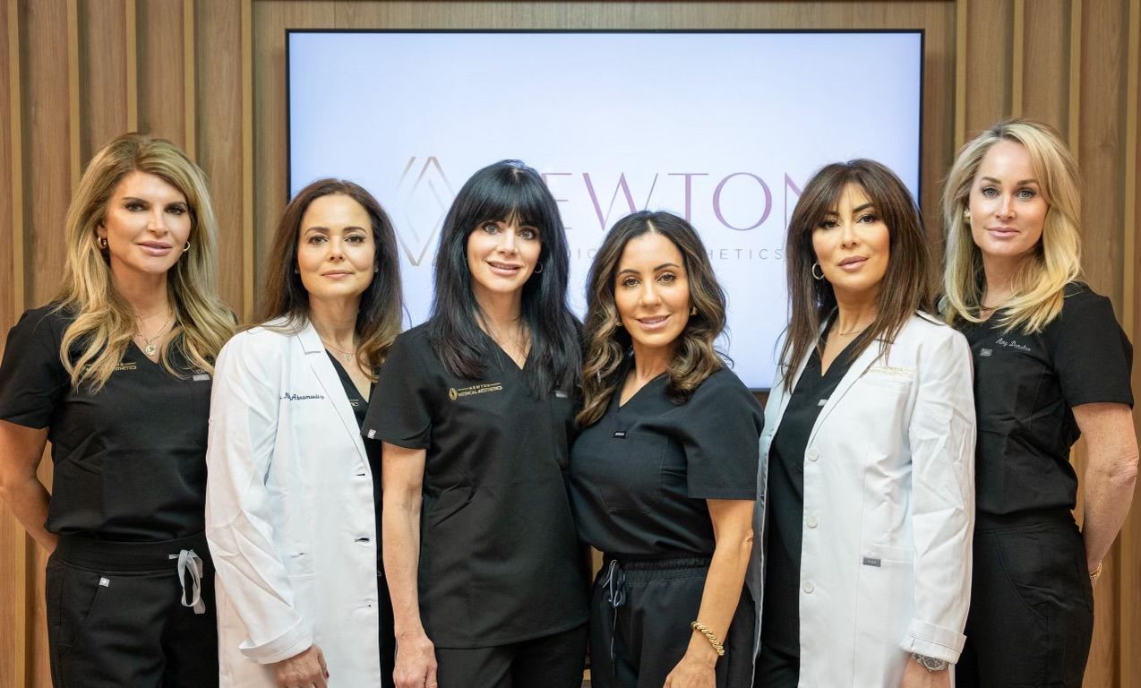 Team of medical professionals at Newton Aesthetics.